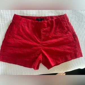 Banana Republic High Waist Red Women's Shorts